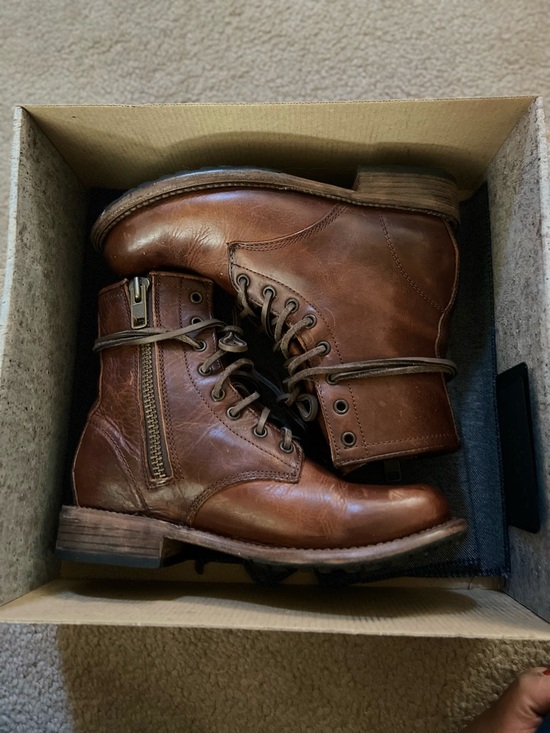 Freebird by Steven Shoes - Freebird by Steven Distressed Cognac Manchester Boots